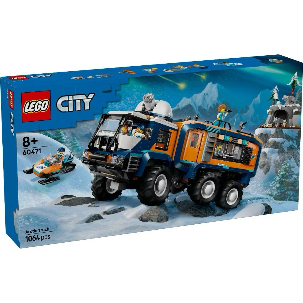 LEGO City 60471 Arctic Explorer Science Lab Truck (1064 Pieces)
