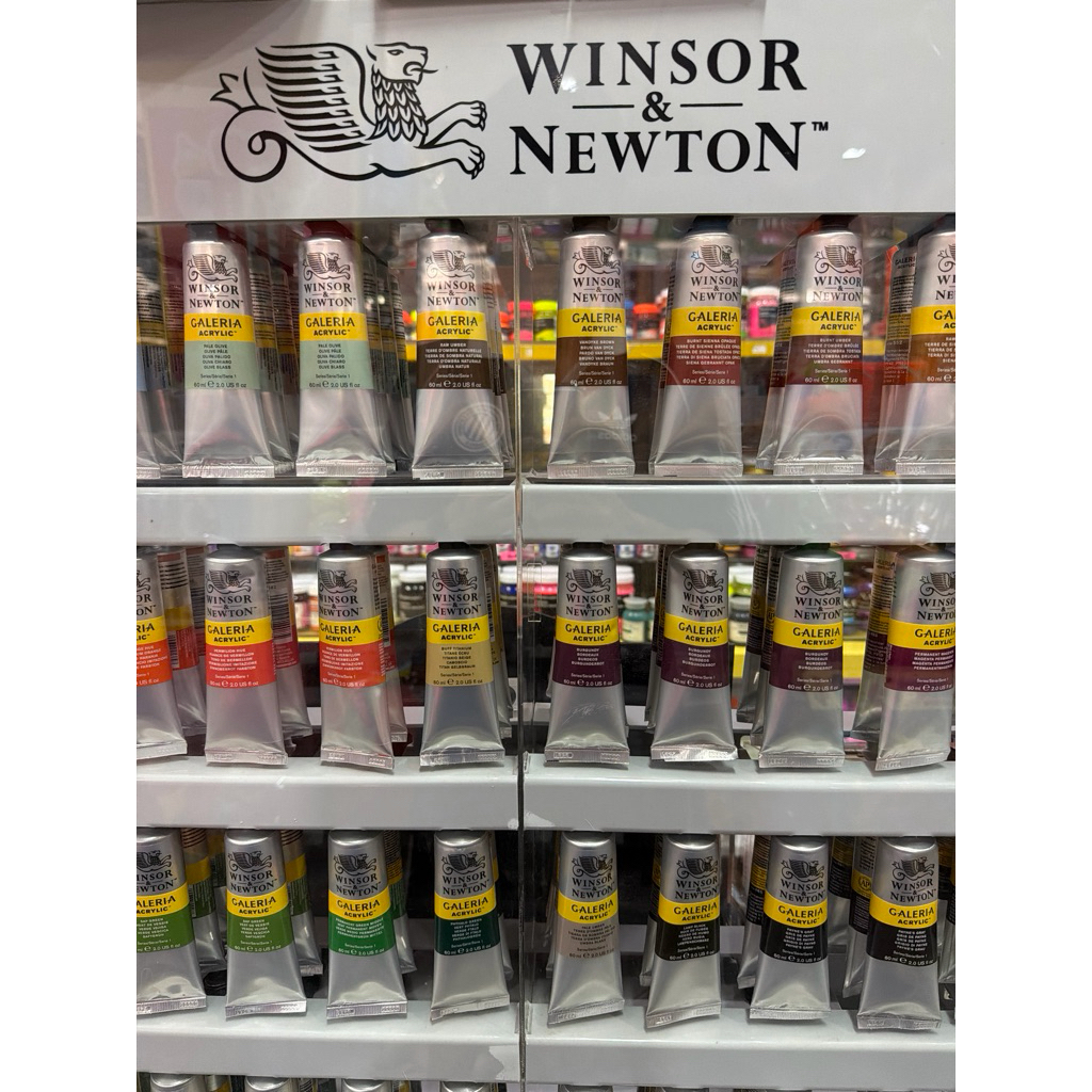 W&N (2/3)สีอะคริลิค วินเซอร์ แอนด์ นิวตัน 60ml. Winsor&Newton Acrylic 60ml. ราคา ถูกที่สุด ดีลบีเคเค แกลเลอรีภาพที่ 8