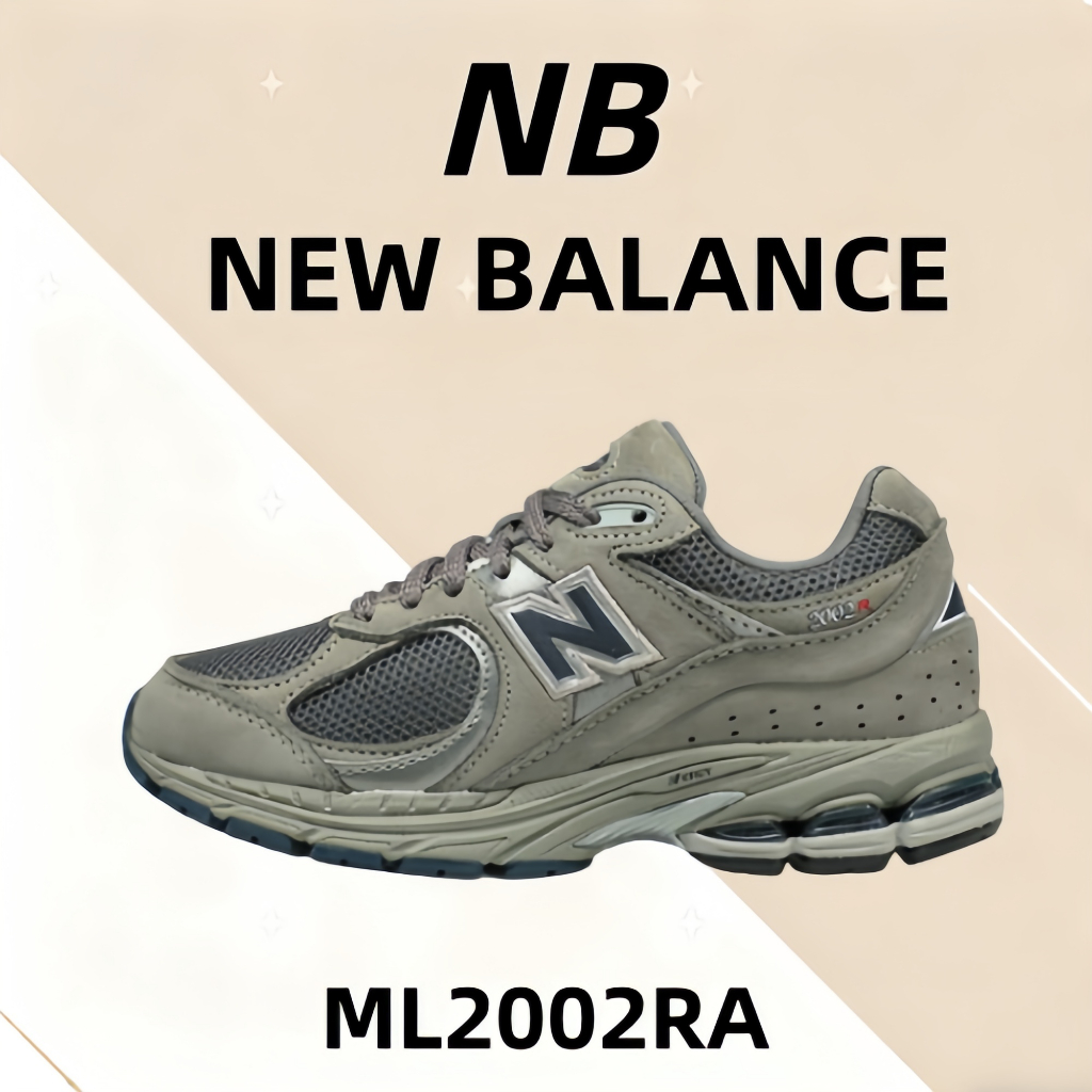 💗ของแท้รับประกัน100%💥 New Balance NB 2002R  ML2002RA Outdoor commuting running casual shoes