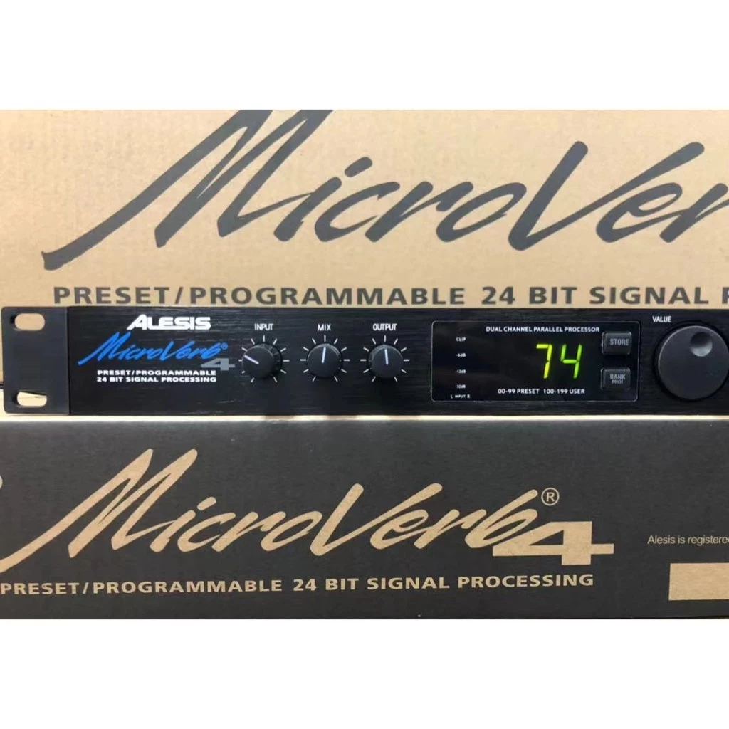 Alesis ไต้หวัน Microverb 4 เอฟเฟกต์เสียงร้อง Alesis Microverb 4 เอฟเฟกต์แกนนํา ไต้หวัน หูเหล็ก Microverb4 ราคา ถูกที่สุด ดีลบีเคเค แกลเลอรีภาพที่ 2