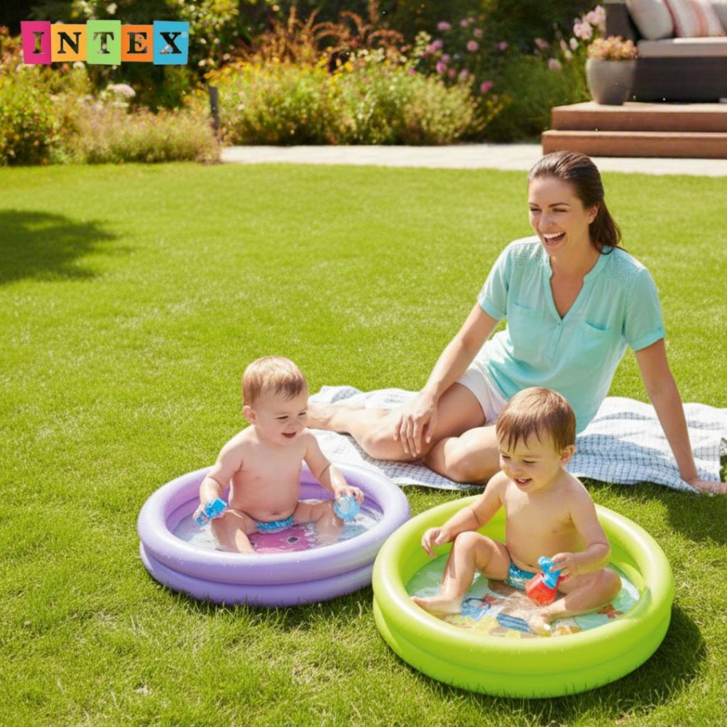 INTEX My First Pool รุ่น 59409 สระน้ำเด็ก ขนาดเล็ก พื้นนุ่ม เด็กเล็กเล่นได้ คละแบบ