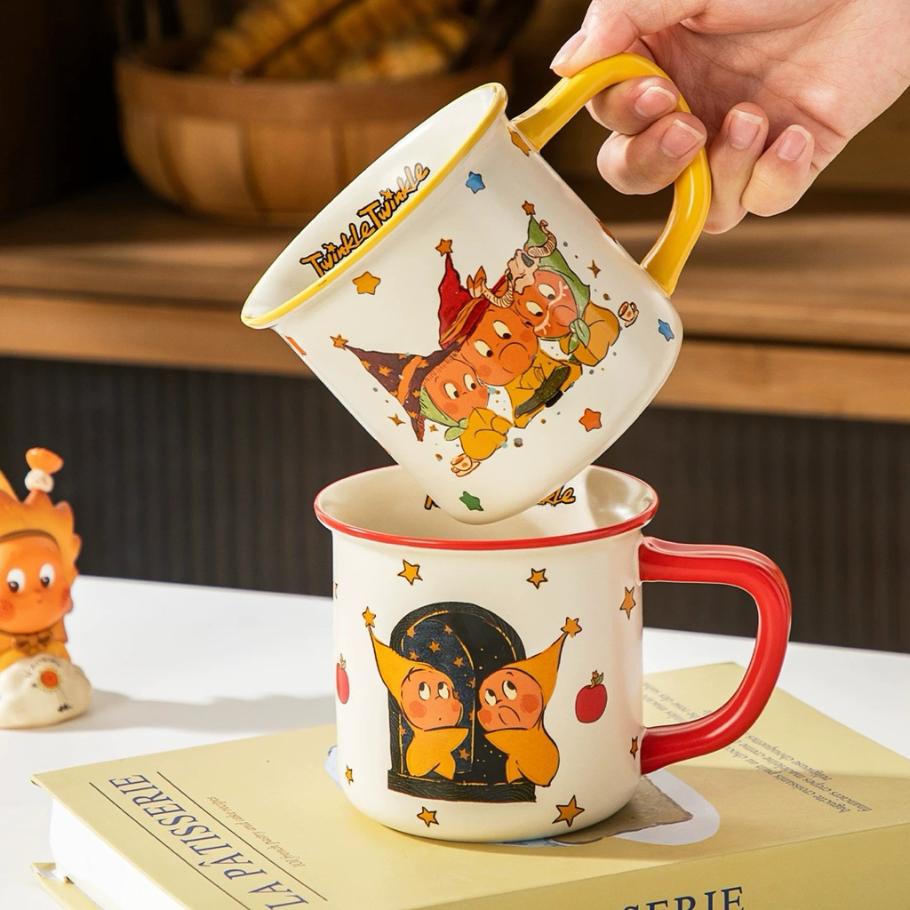 ⚡️พรีออเดอร์⚡️Twinkle Twinkle ~ แก้วมัคสตาร์แมน แก้วเซรามิค แก้วกาแฟ 430ml ลิขสิทธิ์แท้ % ราคา ถูกที่สุด ดีลบีเคเค