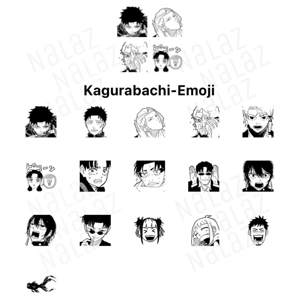 คากุระบาจิ สติกเกอร์ไลน์ อิโมจิ Kagurabachi (カグラバチ) มังงะจากญี่ปุ่น ไม่มีวันหมดอายุ ราคา ถูกที่สุด ดีลบีเคเค แกลเลอรีภาพที่ 2