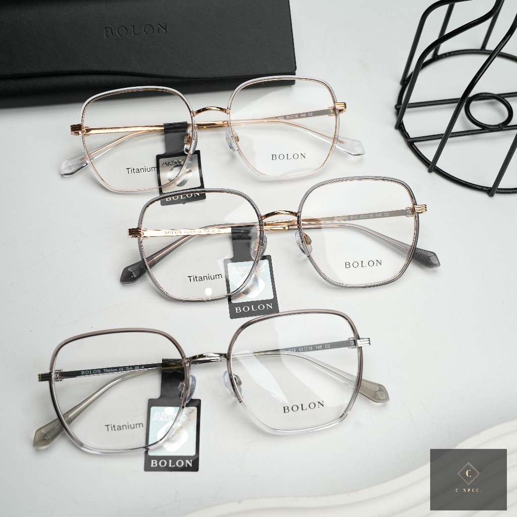 กรอบแว่นตา Bolon BA6053 B93,B19.B13 ลิขสิทธิ๋แท้มีประกัน