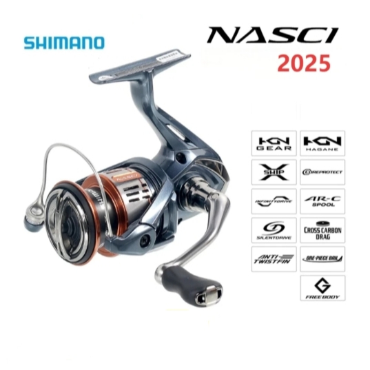 รอกตกปลา Shimano NASCI 2025