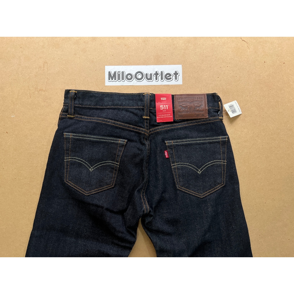 กางเกงยีนส์ Levi's 511 ริมน้ำเงิน Made in JAPAN ของแท้ 100%