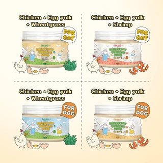 Petcho ผงโรยอาหาร กลิ่นหอม เพิ่มความอร่อย เสริมโปรตีน ผงโรยข้าวแมว ปราศจากเกลือ และสารกันบูด