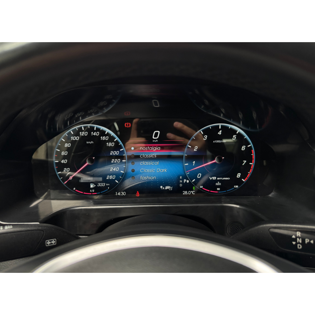 Digital LCD 12.3" Instrument Cluster Carplay For Benz W212/E Class 2013-15 Sedan