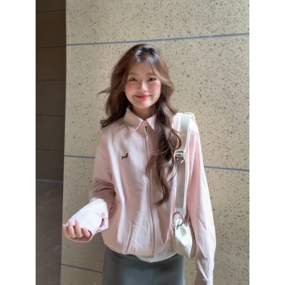 จัดส่งตลอด 24 ชั่วโมง【xxavc825h0】เสื้อโค้ทแขนยาวปักลายสไตล รูปที่ 5