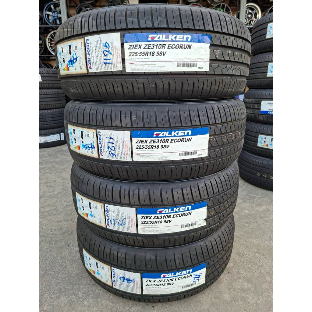🚗🚓Falken 225/55/18 ZE310 ยางใหม่ปี24