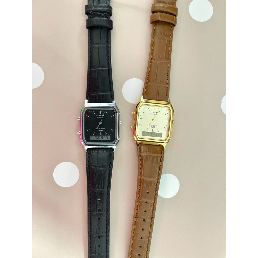Casioของแท้รุ่นAQ-230EL/AQ-230EGL-9Aสองระบบใส่ได้ทั้งหญิงและชาย