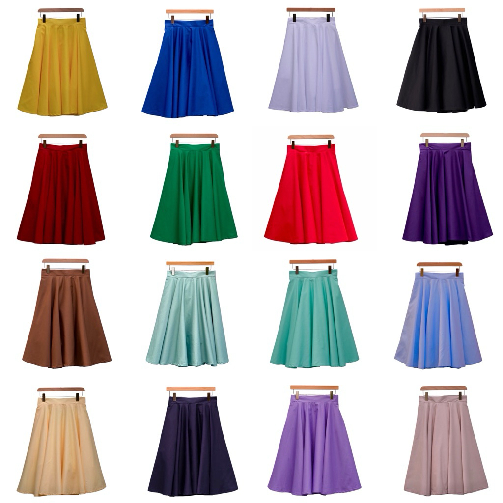 Bright by Aruna:Cotton Circle Skirt กระโปรงทรงวงกลม