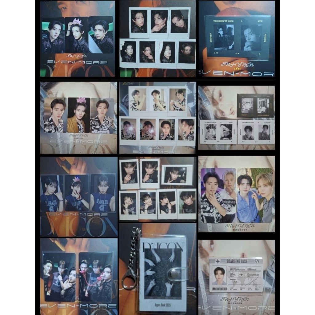 [พร้อมส่ง][Official] การ์ด Enhypen Dicon N 30 Special Edition : Even-More Sunoo Sunghoon Jake การ์ดแ