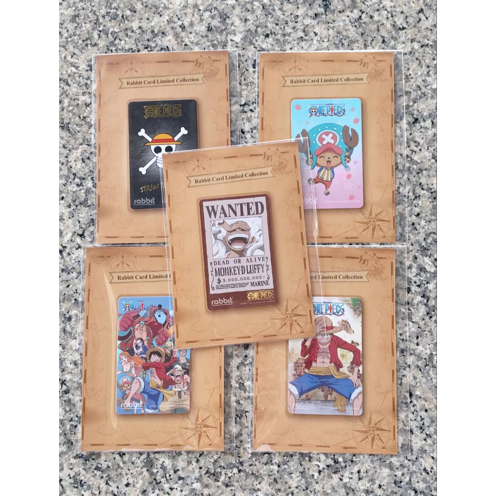 บัตรBTS บัตรแรบบิท วันพีช Rabbit Card One Piece Limited Collection Luffy/Chopper/The Gang/Straw Hat 