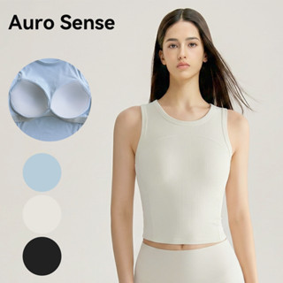 Auro Sense เสื้อกล้าม สปอร์ตบรา คอกลม เบา ระบายอากาศดี ยืดหย…