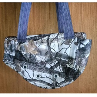 กระเป๋าใส่ไก่ต่อ ไก่ตั้ง ลายพลาง (คละลายกัน)1ใบมีรูระบายอากา…