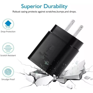 【รับประกัน 1 ปี】ชุดชาร์จ 25W PD Type-C เครื่องชาร์จเร็ว สำหรับ, ไม่ร้อน ใช้งานปลอดภัย