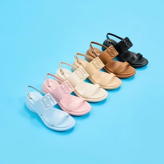 LA BELLA รองเท้าแตะเพื่อสุขภาพหนังแกะ รุ่น HEALTHY STEPS+ ELEGANTE BACKSTRAP SANDALS 6 สี
