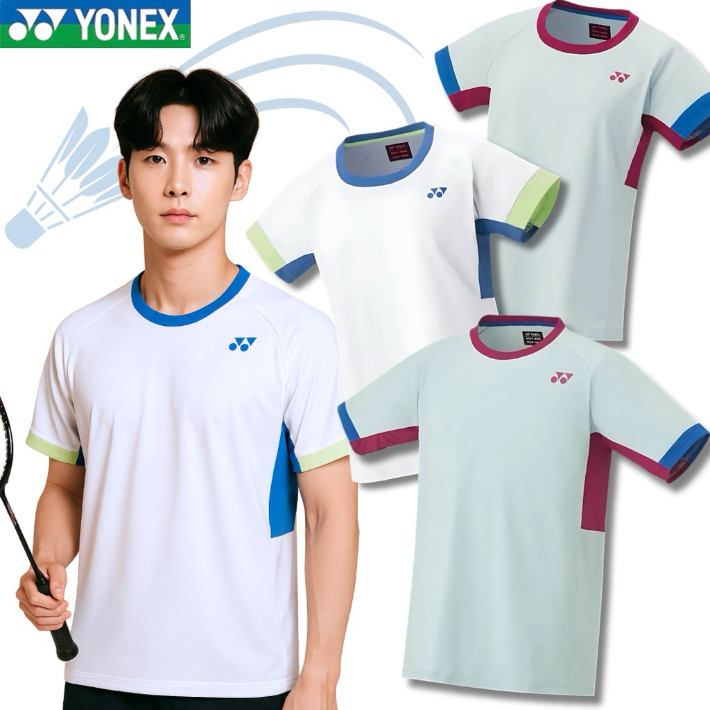เสื้อแบดมินตันรุ่นใหม่2025  ผ้าดีกว่าเดิม ส่งไว ส่งจากไทย  สามารถสกรีนเพิ่มได้