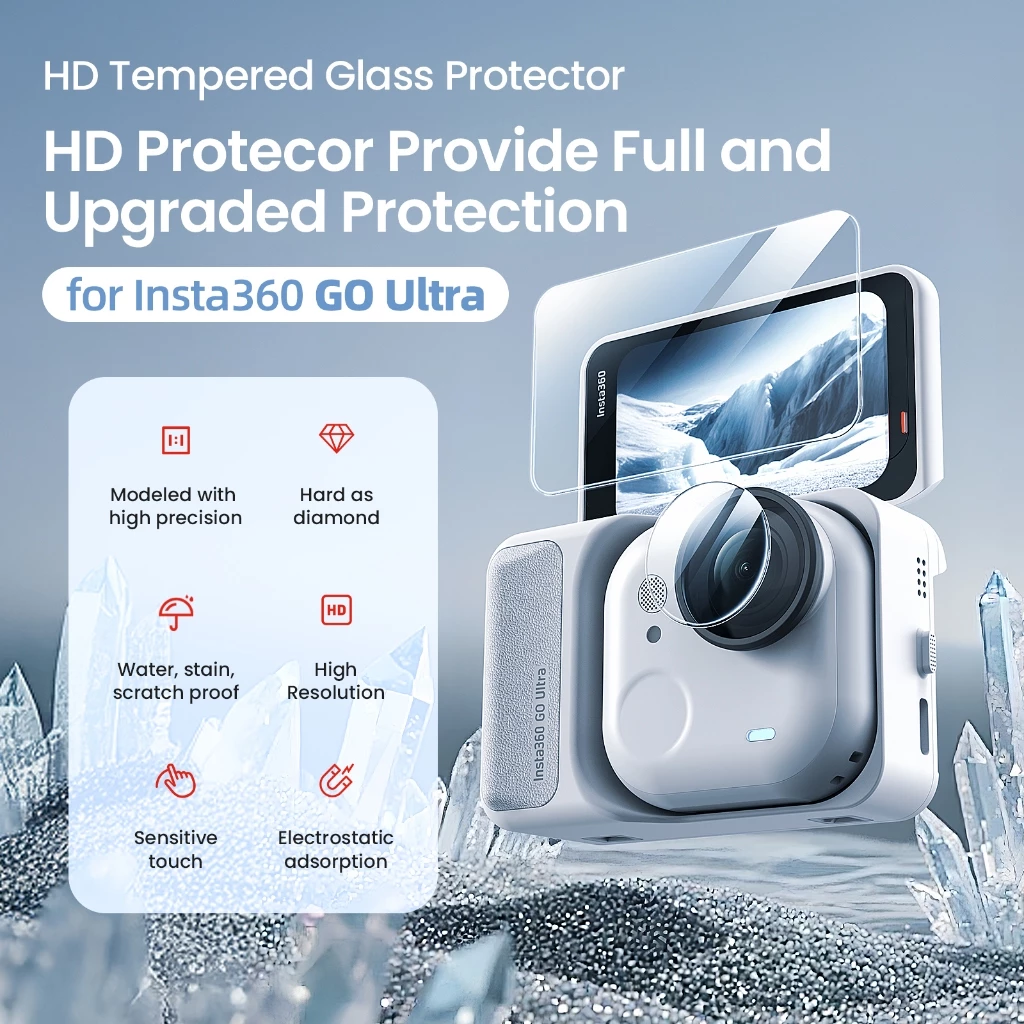 aMagisn GO Ultra tempered ฟิล์มกันรอย กล้องinsta360 GO Ultra thumbnail 5
