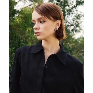 Adornment Club - Mesh/Mute earrings ต่างหูl nickel free, waterproof, long-lasting