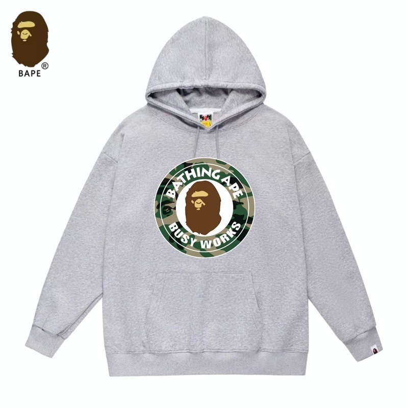 BAPE พร้อมส่ง/เสื้อฮู้ด BAPE เสื้อคลุมแขนยาวของฉลาม