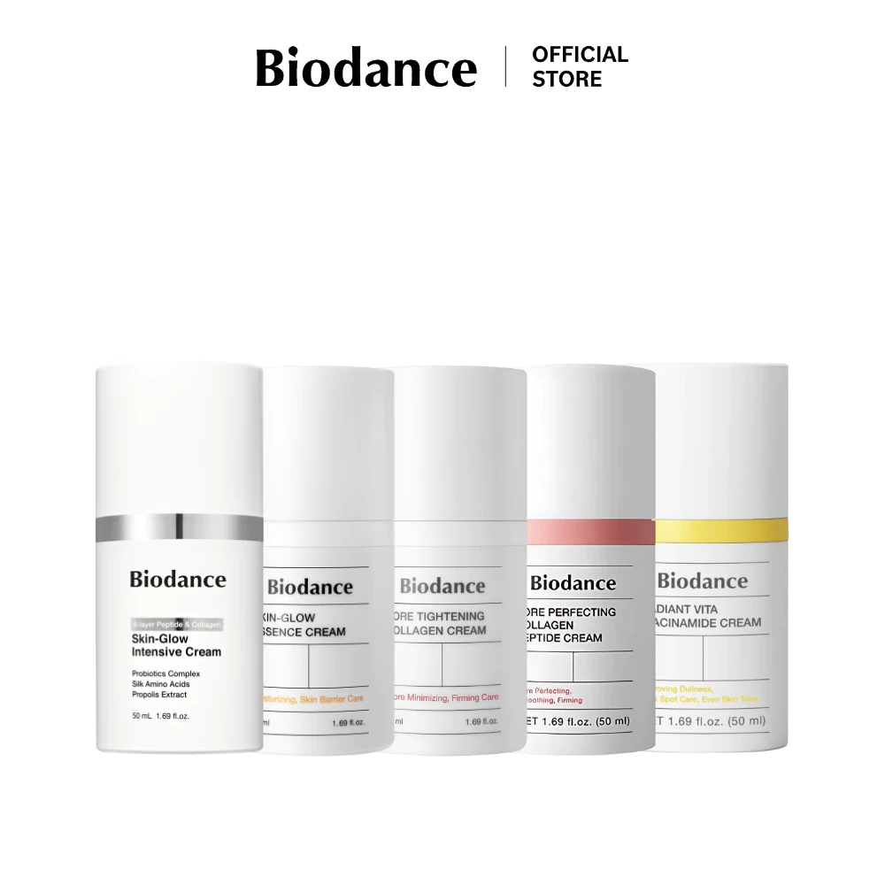 BIODANCE Cream 50ml / Skin Glow Essence / Skin Glow Intensive / Pore Tightening Collagen / Radiant Vita Niacinamide