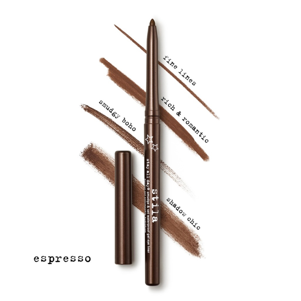 ⚡️ส่งทันที⚡️ Stila Stay All Day Smudge&Set Waterproof Gel Eye Liner (Full Size/Nobox) 0.35g.สี Espresso