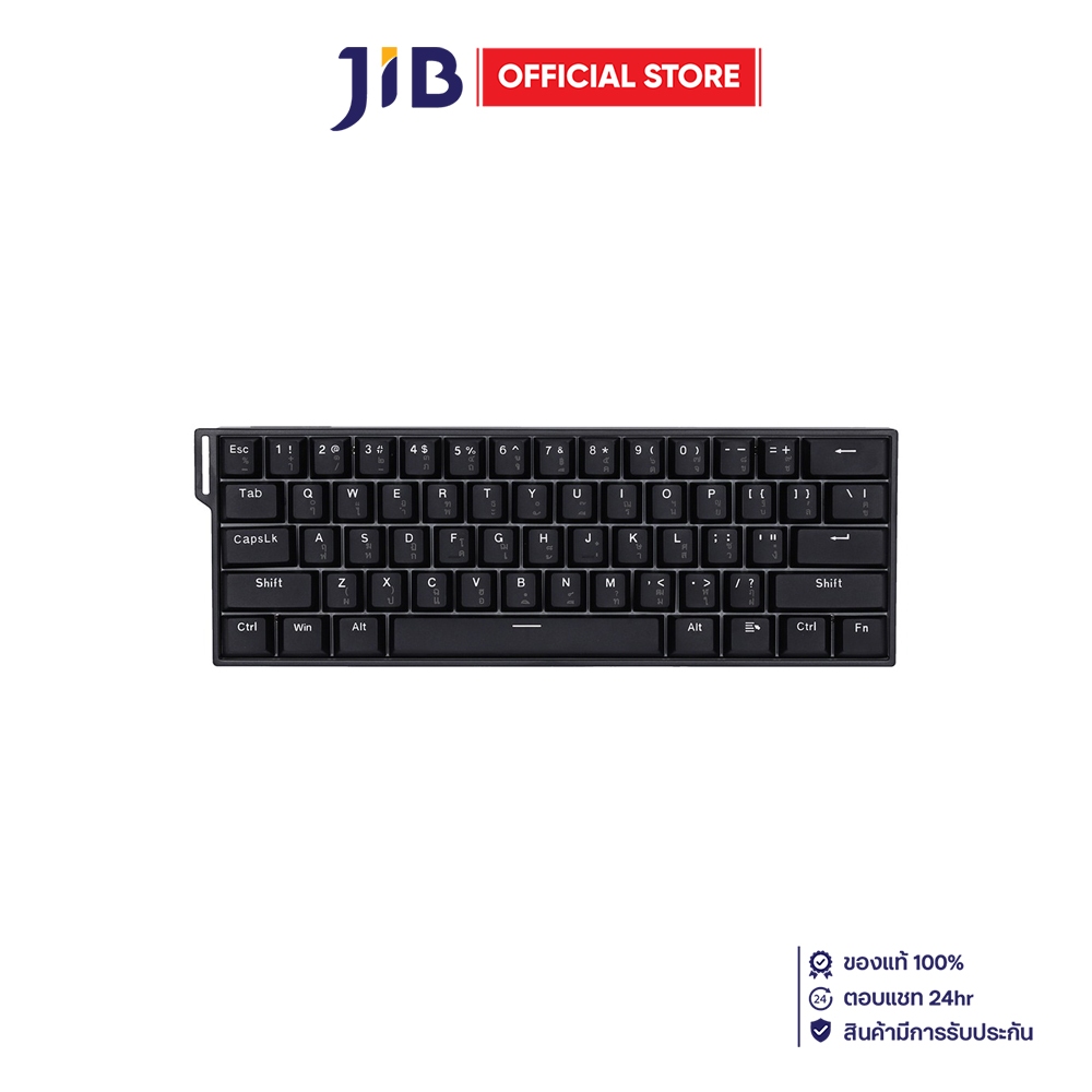 WIRELESS KEYBOARD (คีย์บอร์ดไร้สาย) AULA MINI 60 HE - STORMRISE MAGNETIC SWITCH NON-BACKLIT EN/TH BL