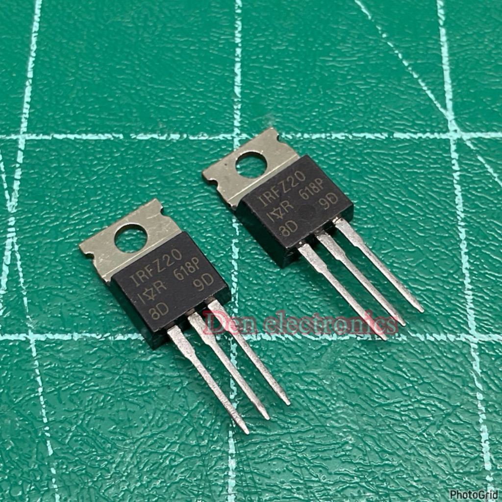 (แพ็ค 5 ชิ้น) IRFZ20 IRFZ มอสเฟต TO-220 MOSFET N-Channel