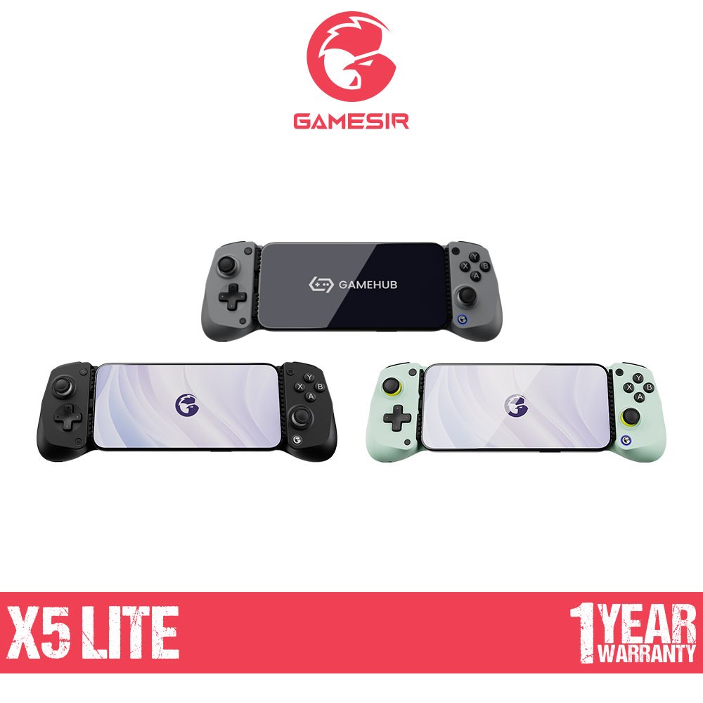 จอย X5 Lite Type-C Mobile Gaming Controller จอยเกมมือถือ เชื่อมต่อด้วย Type-C รองรับ 105 - 213 มม.