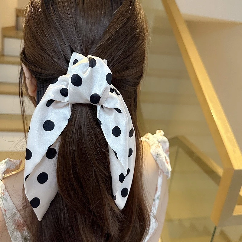 Rubuyou กิ๊บหนีบผมโบว์ Polka Dot 2025 สไตล์เกาหลี thumbnail 3