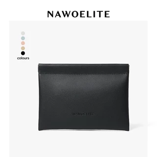 NAWOELITE ช่องเก็บของปิดอัตโนมัติ กระเป๋าเงินเ กระเป๋าลิปสติกสําหรับสตรี กระเป๋าใส่เครื่องสำอาง สําหรับใส่เหรียญ ลิปสติก