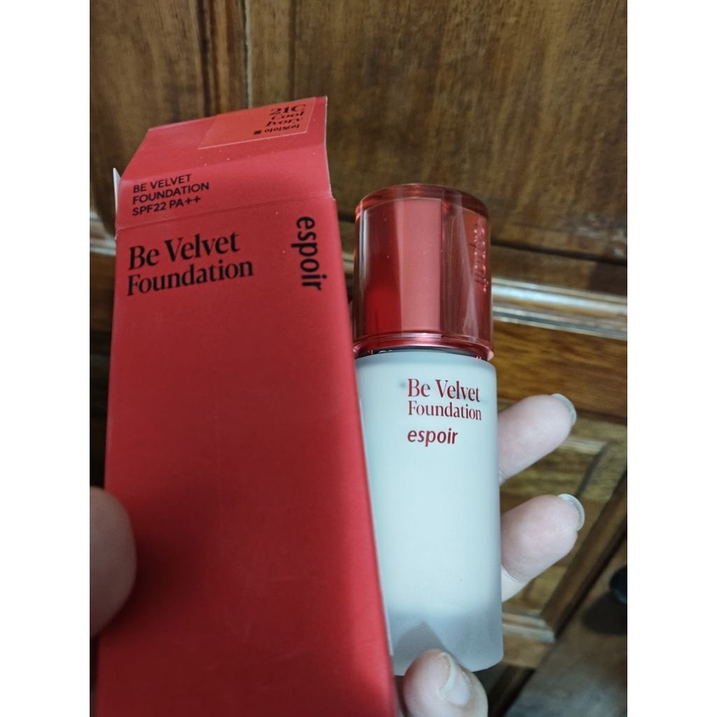 #ส่งต่อเครื่องสำอาง  ESPOIR BE VELVET FOUNDATION SPF22 PA++ 30g