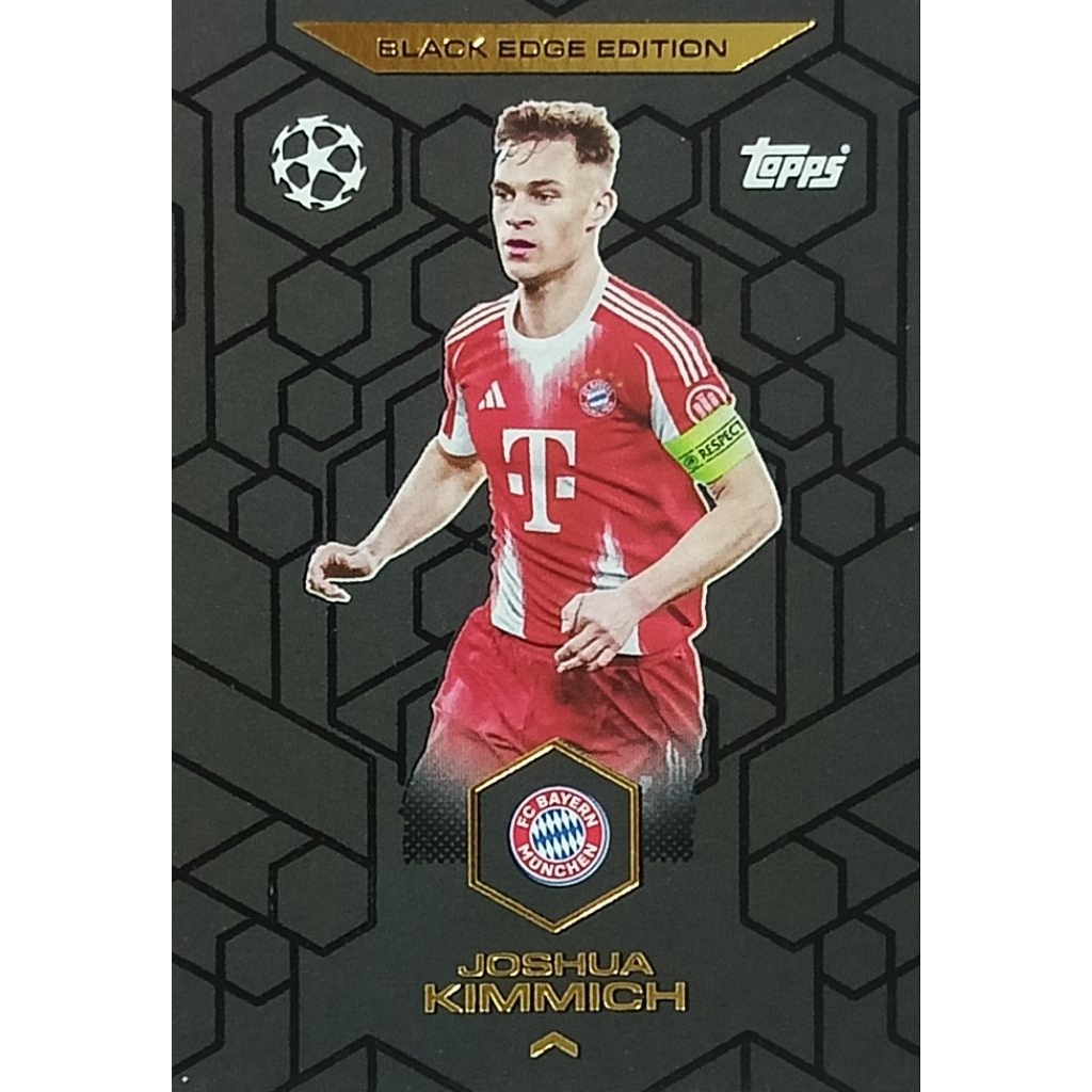 BE 6 Joshua Kimmich Bayern Munich Black Edge Edition - Topps Match Attax 2025/26
Card