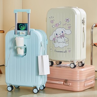 20/24 นิ้ว Kuromi/Cinnamoroll กระเป๋าเดินทางมีล้อคุณภาพสูง