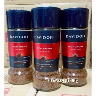 DAVIDOFF Intant Coffee 90g 100% Arabica กาแฟสำเร็จรูปพรีเมียม คัดสรรเมล็ด Arabica 100%