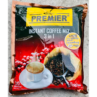 กาแฟ Premier Instant Coffee Mix 1 ห่อมี 30 ซองပရီးမီးယားကော်ဖီမစ်