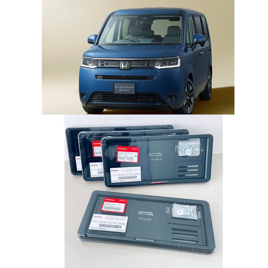 (แท้💯%)ป้ายทะเบียน, Honda(1คู่ )ป้าย Modulo,กรอบป้าย Honda ,Access, รุ่นใหม่ ของแท้ จะใส่ป้ายไทยได้,แท้ศูนย์ ราคาถูก Shopee Lazada