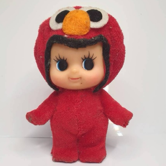 คิวพี ตุ๊กตาคิวพี kewpie ชุดเอลโม่ sesame streets