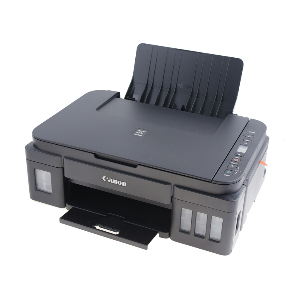 Canon เครื่องปริ้นเตอร์ มัลติฟังก์ชั่นอิงค์เจ็ท รุ่น Pixma G2010 สีดำ พิมพ์ สแกน ถ่ายเอกสารแทงค์หมึก