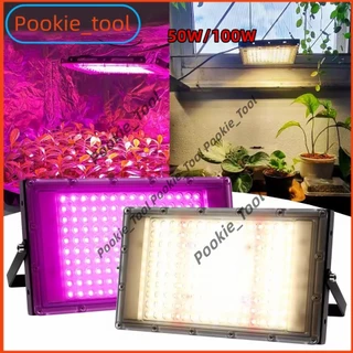 💥พร้อมส่ง💥ไฟปลูกต้นไม้ LED 100W Grow Light แสงสีม่วง เร่งเติบโต ใช้กับผัก-ไม้ดอก 50W/100W