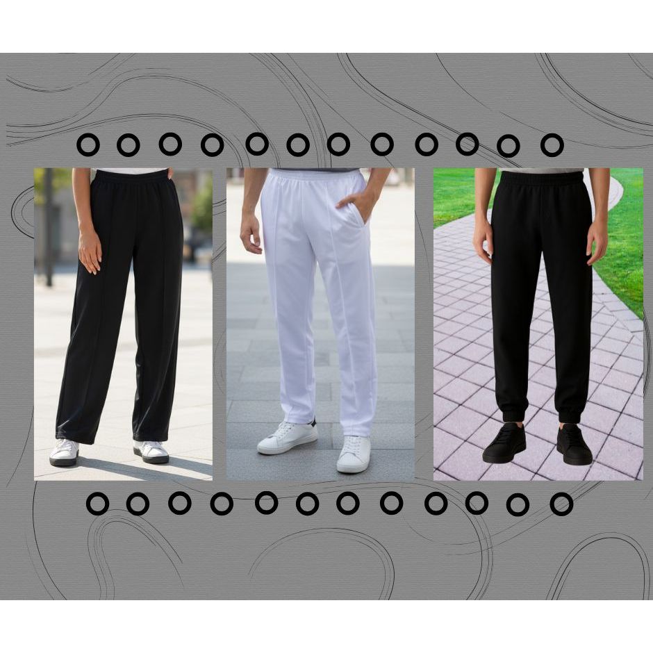 กางเกงวอร์มสีพื้น portman