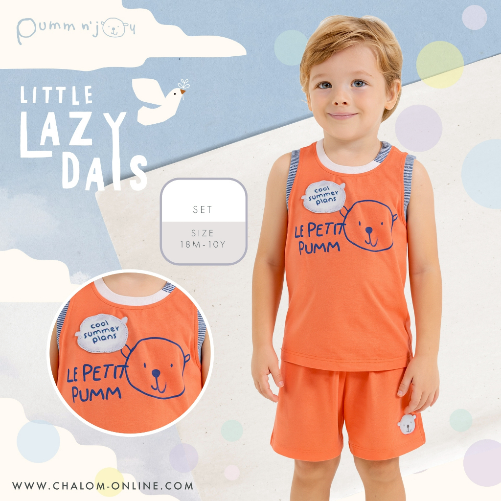 CHA-LOM : LS PU 519+520 NJ16 ชุด Set เสื้อ+กางเกง Pumm n'Joy