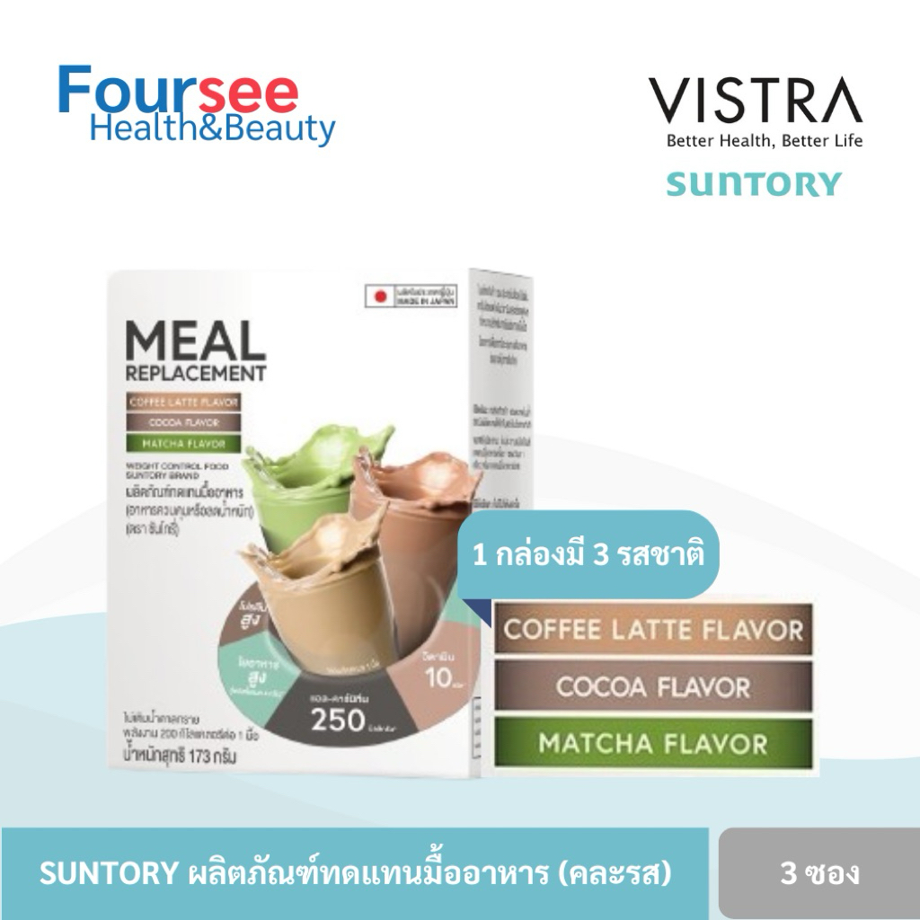 SUNTORY Meal Replacement ผลิตภัณฑ์ทดแทนมื้ออาหาร (MRP)