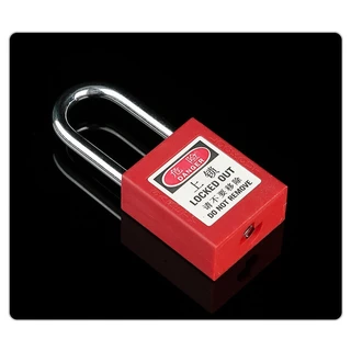 【Lockout/LOTO】38 มม padlockกุญแจนิรภัยสแตนเลสแข็งแรง อุปกรณ์เซฟ สีแดง กุญแจเซฟตี้ LOTO ล็อกอุปกรณ์ไฟฟ้า