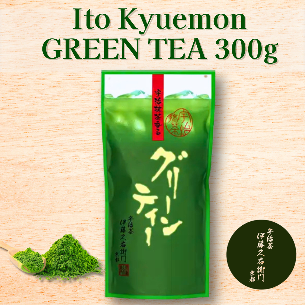 Ito Kyuemon Matcha GREEN TEA POWDER Pack Sweetened Japanese Matcha Powdered With Sugar