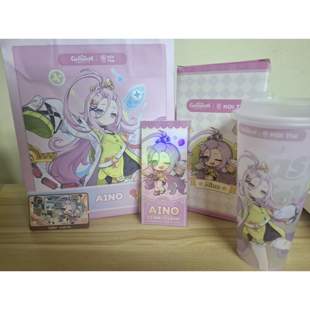 (พร้อมส่ง) Genshin Impact x Koi The Combo set C Aino
