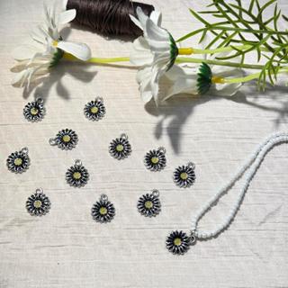 จี้โลหะผสม ลายดอกเดซี่ 12 มิล ราคา/ชิ้น Daisy Flower Charm