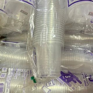 แก้วพลาสติกใส PP 6 ออนซ์ ปาก 75 มม.(แพ็กละ 50 ใบ) SB PACK